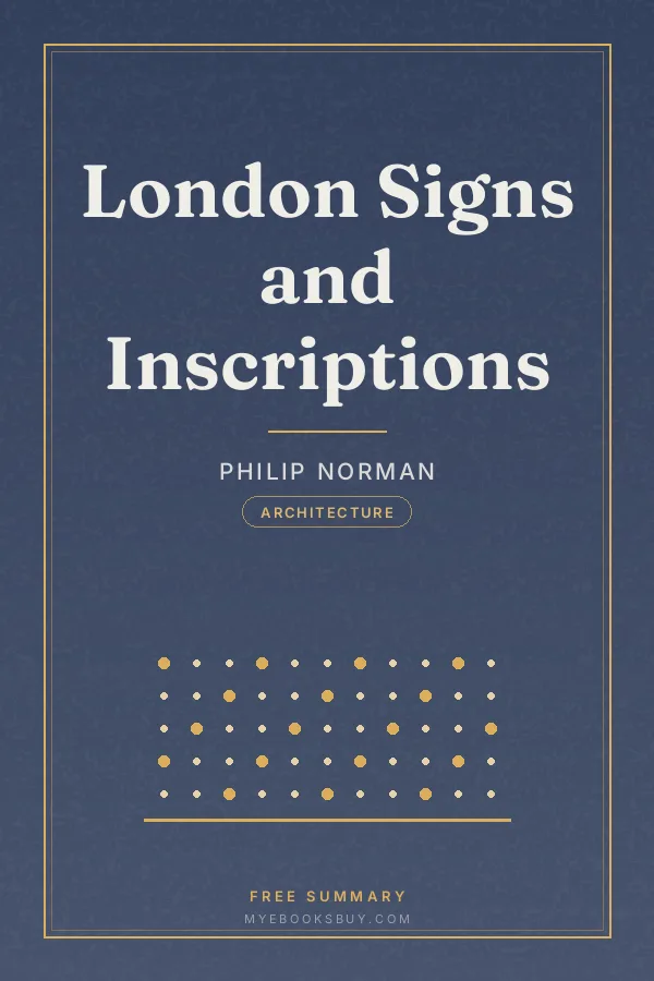Cover of London Signs and Inscriptions