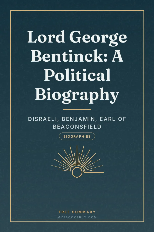 Cover of Lord George Bentinck: A Political Biography