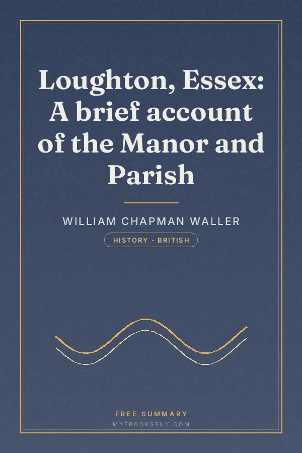 Cover of Loughton, Essex: A brief account of the Manor and Parish