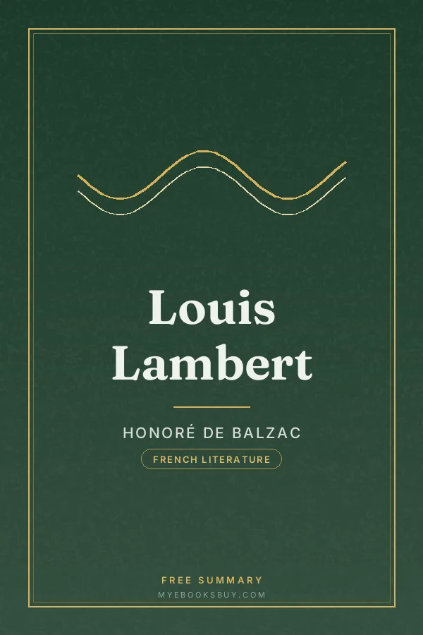Cover of Louis Lambert