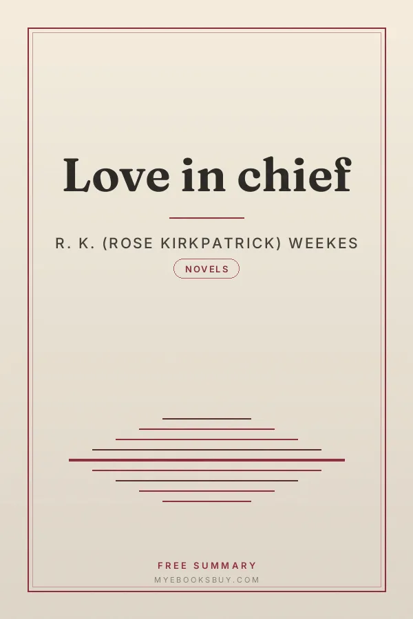 Cover of Love in chief