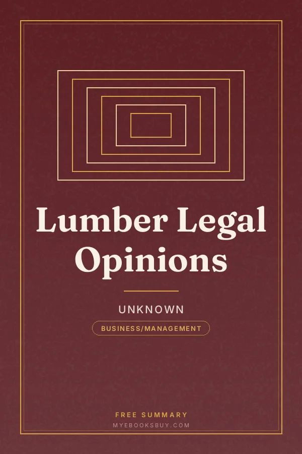 Cover of Lumber Legal Opinions