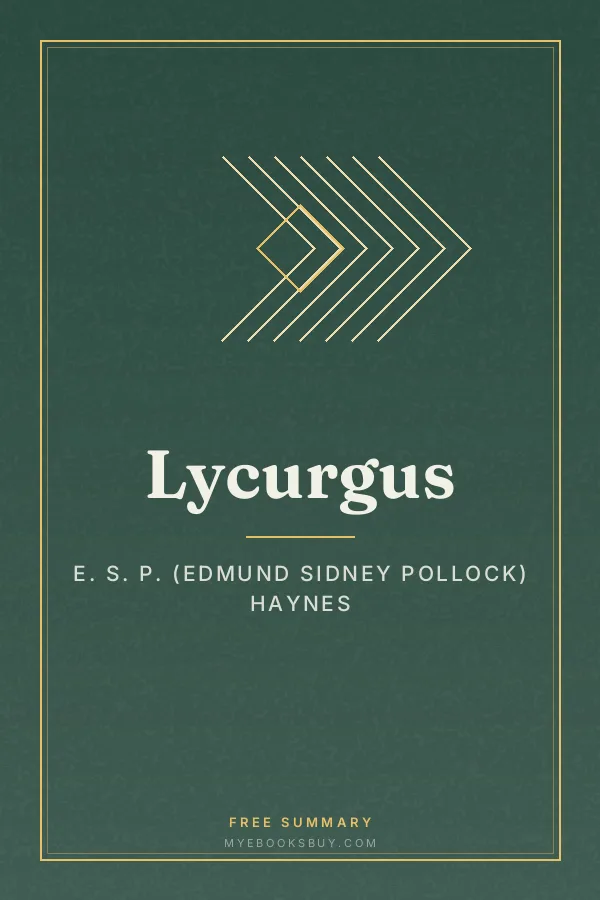 Cover of Lycurgus