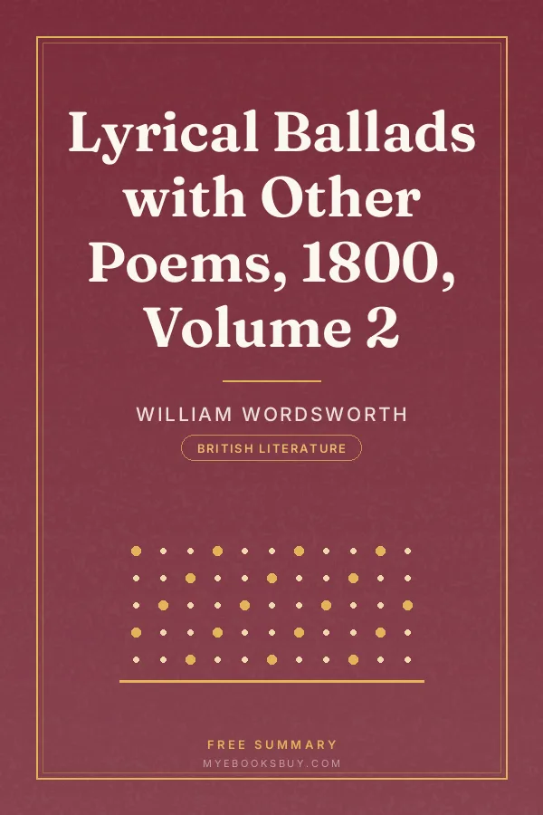 Cover of Lyrical Ballads with Other Poems, 1800, Volume 2