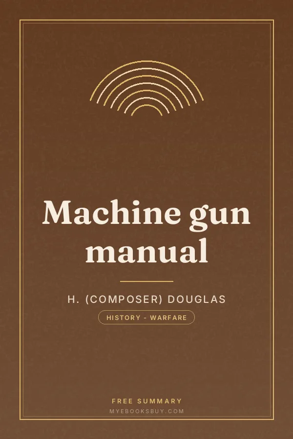Cover of Machine gun manual