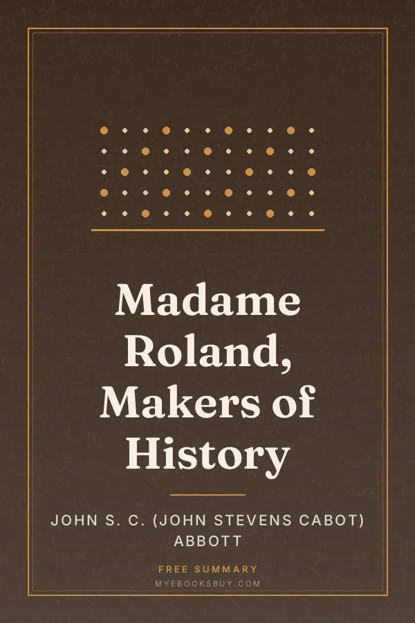 Cover of Madame Roland, Makers of History
