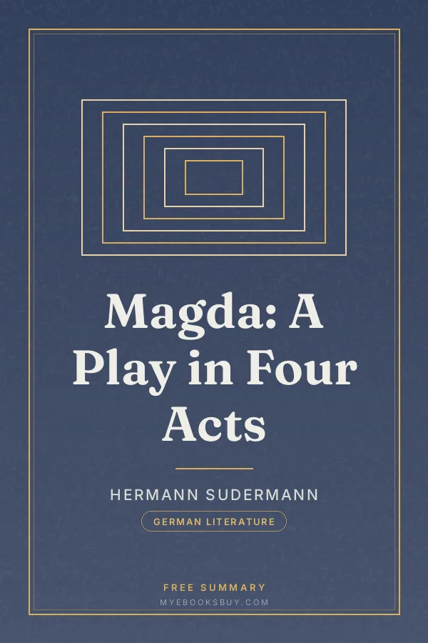 Cover of Magda: A Play in Four Acts