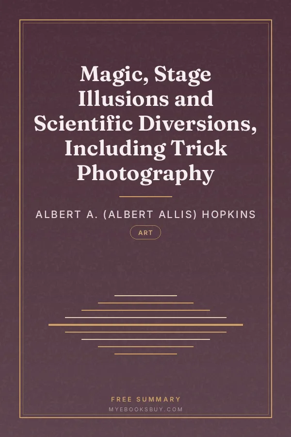 Cover of Magic, Stage Illusions and Scientific Diversions, Including Trick Photography