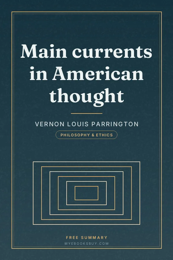 Cover of Main currents in American thought