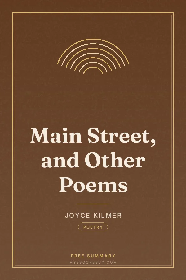Cover of Main Street, and Other Poems
