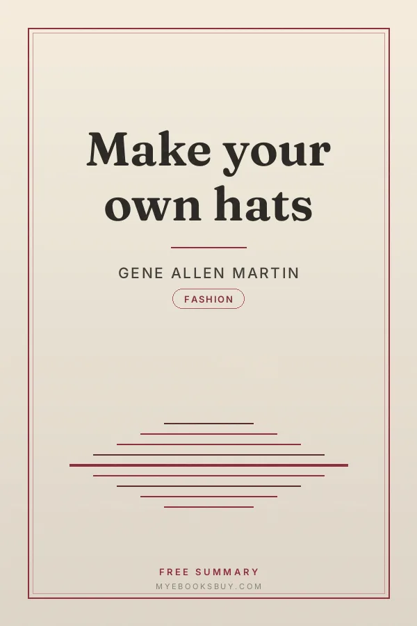 Cover of Make your own hats