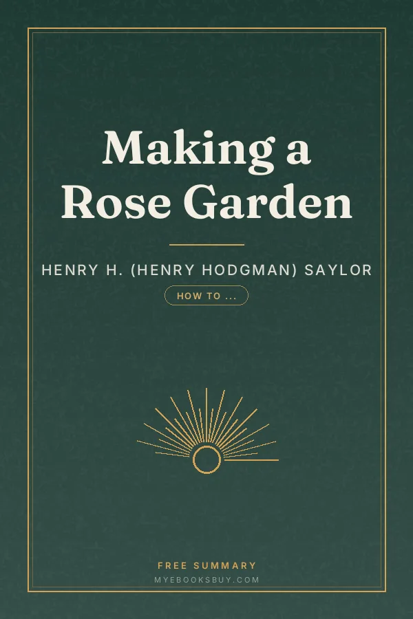 Cover of Making a Rose Garden