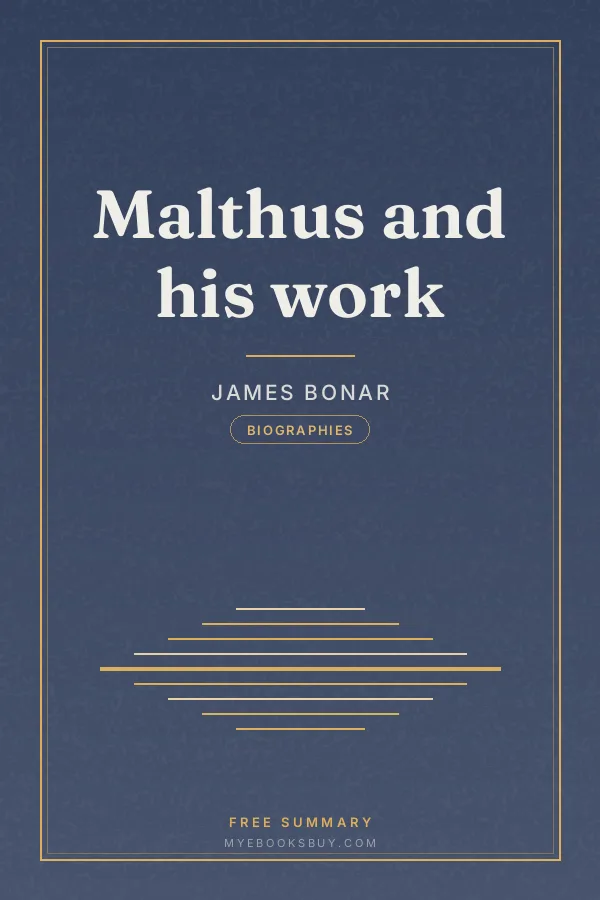 Cover of Malthus and his work