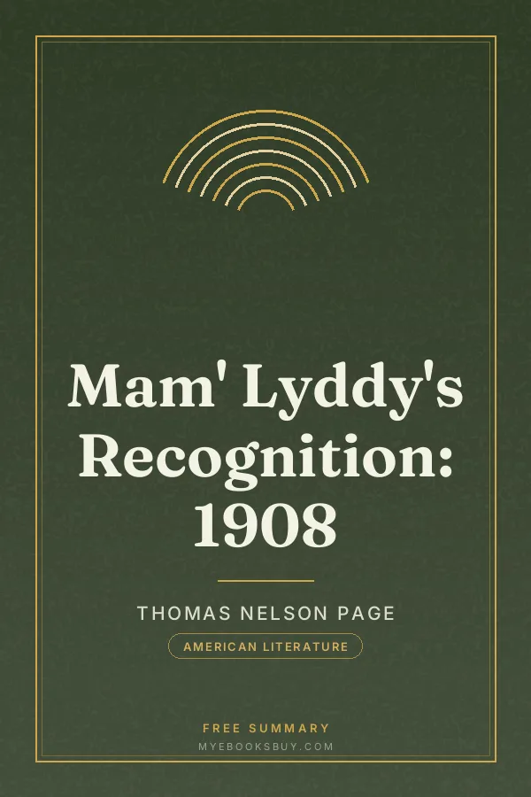 Cover of Mam' Lyddy's Recognition: 1908