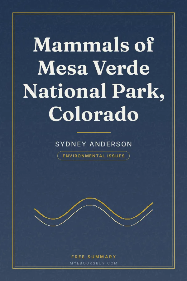 Cover of Mammals of Mesa Verde National Park, Colorado