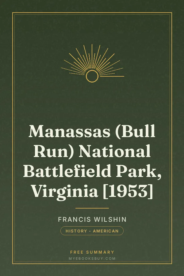 Cover of Manassas (Bull Run) National Battlefield Park, Virginia [1953]