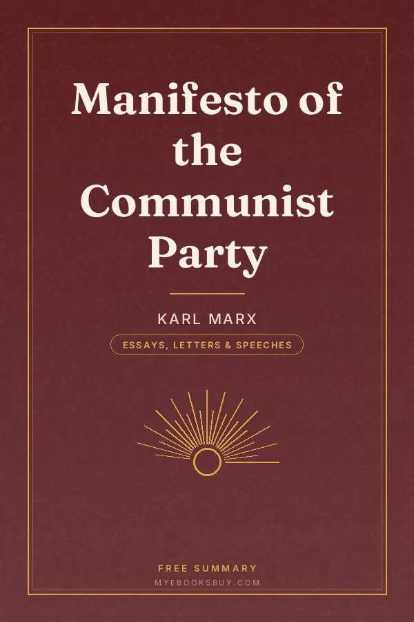 Cover of Manifesto of the Communist Party