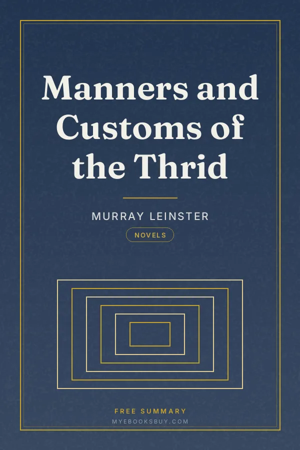 Cover of Manners and Customs of the Thrid