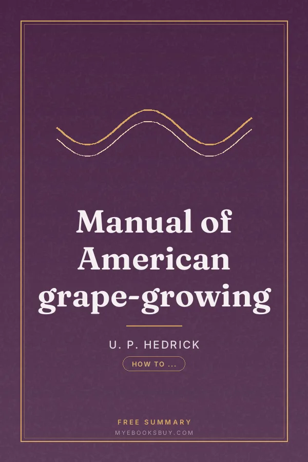 Cover of Manual of American grape-growing