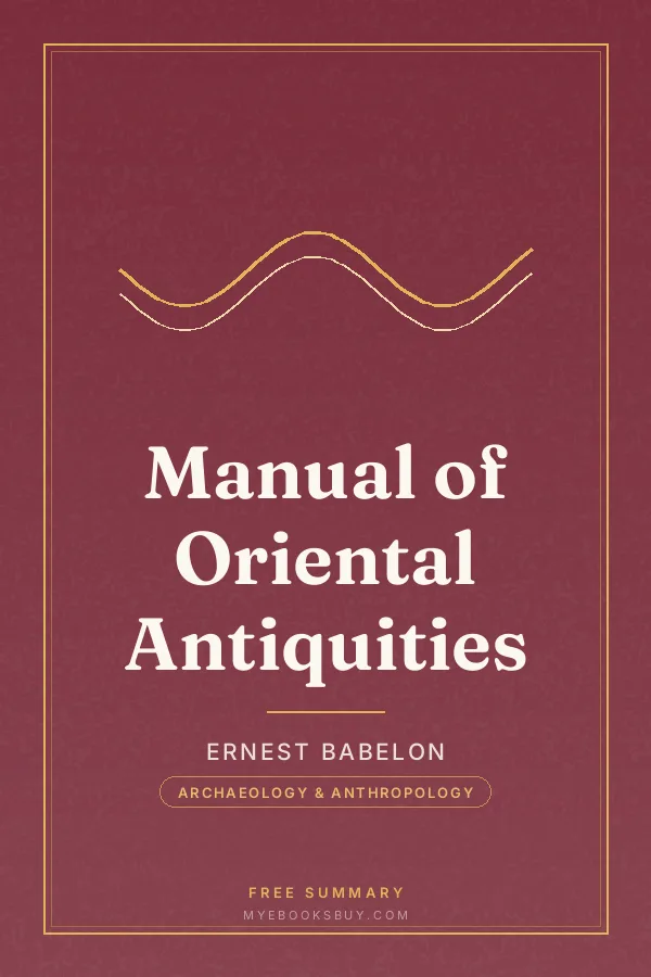 Cover of Manual of Oriental Antiquities