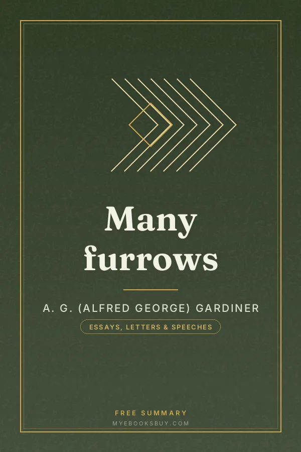 Cover of Many furrows
