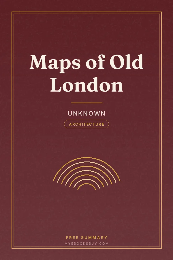Cover of Maps of Old London