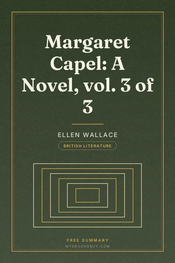 Cover of Margaret Capel: A Novel, vol. 3 of 3