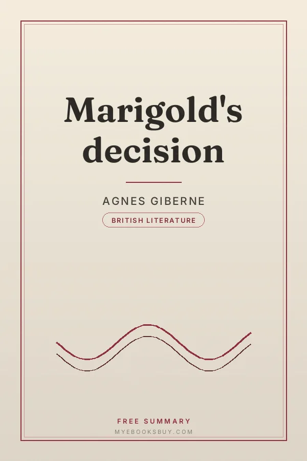 Cover of Marigold's decision