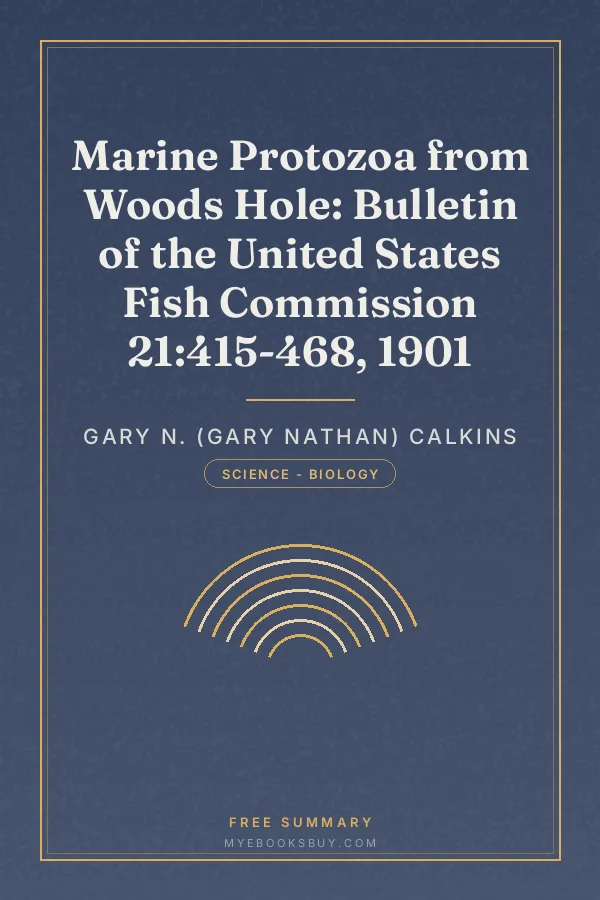 Cover of Marine Protozoa from Woods Hole: Bulletin of the United States Fish Commission 21:415-468, 1901