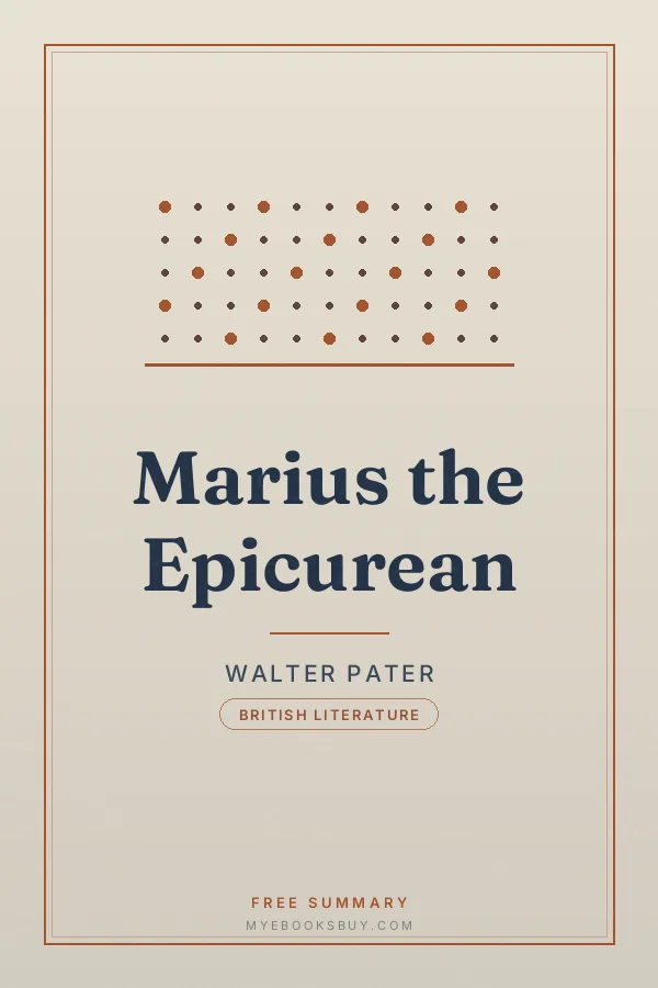 Cover of Marius the Epicurean