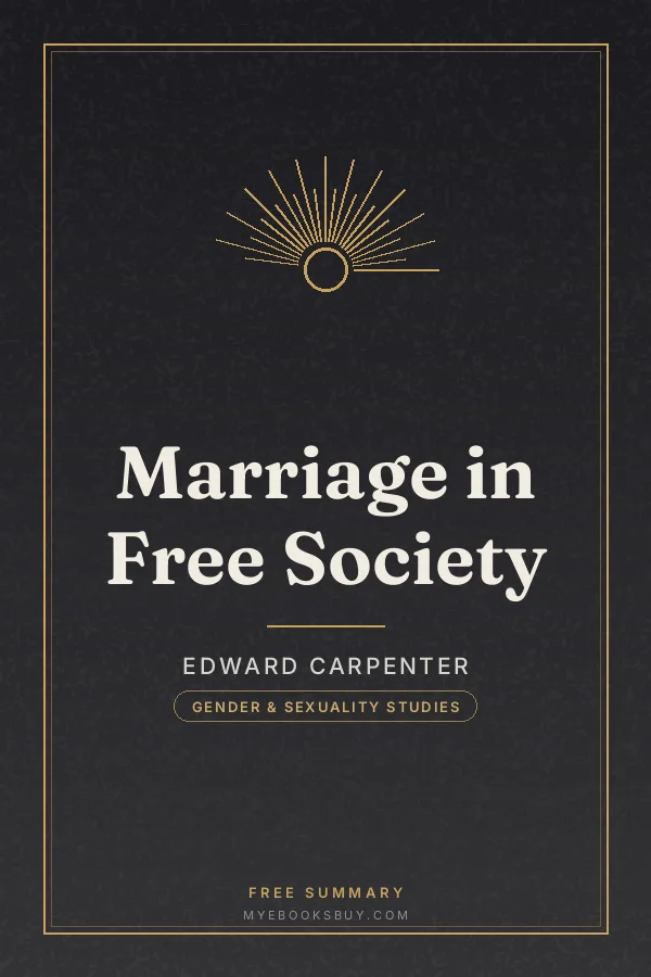 Cover of Marriage in Free Society
