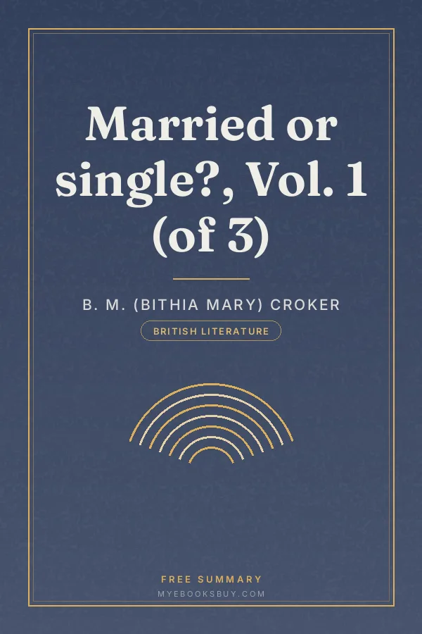 Cover of Married or single?, Vol. 1 (of 3)
