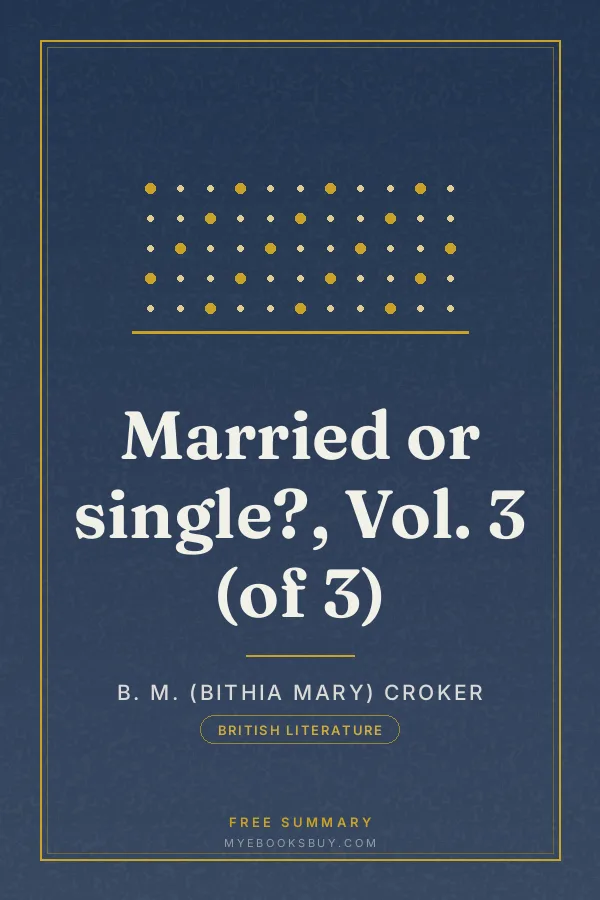 Cover of Married or single?, Vol. 3 (of 3)