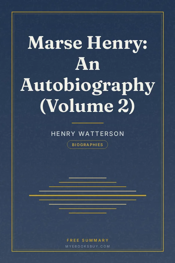 Cover of Marse Henry: An Autobiography (Volume 2)