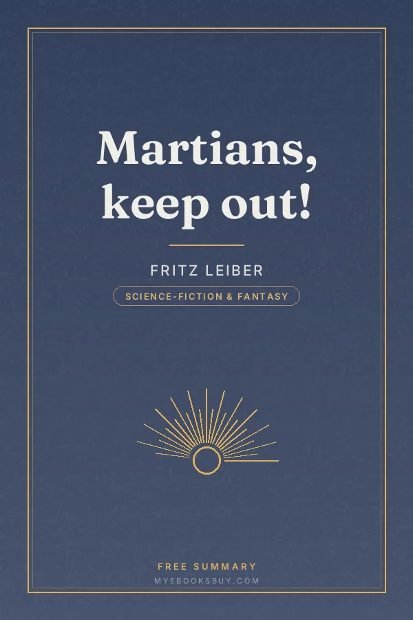 Cover of Martians, keep out!