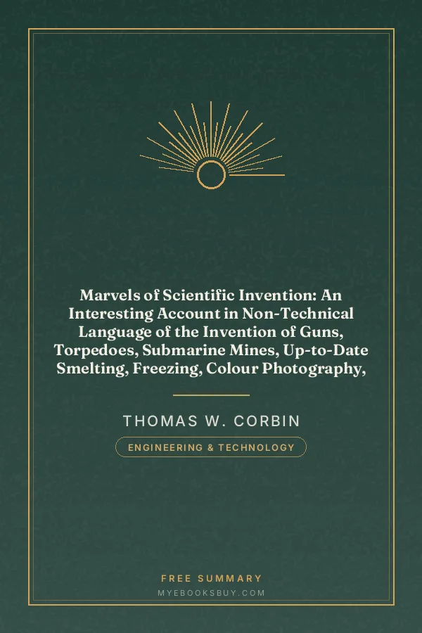 Cover of Marvels of Scientific Invention: An Interesting Account in Non-Technical Language of the Invention of Guns, Torpedoes, Submarine Mines, Up-to-Date Smelting, Freezing, Colour Photography, and Many Other Recent Discoveries of Science