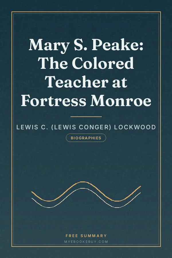 Cover of Mary S. Peake: The Colored Teacher at Fortress Monroe