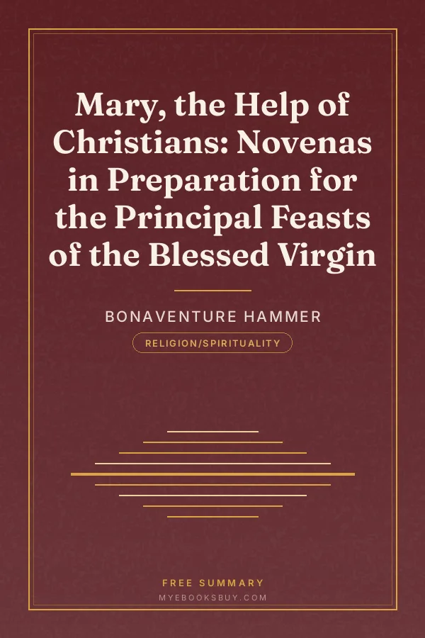 Cover of Mary, the Help of Christians: Novenas in Preparation for the Principal Feasts of the Blessed Virgin