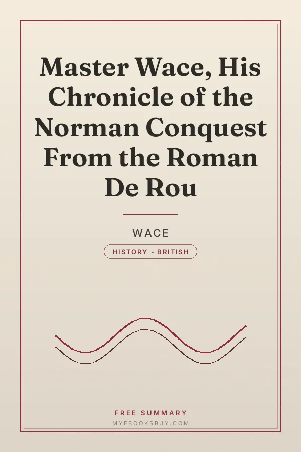 Cover of Master Wace, His Chronicle of the Norman Conquest From the Roman De Rou