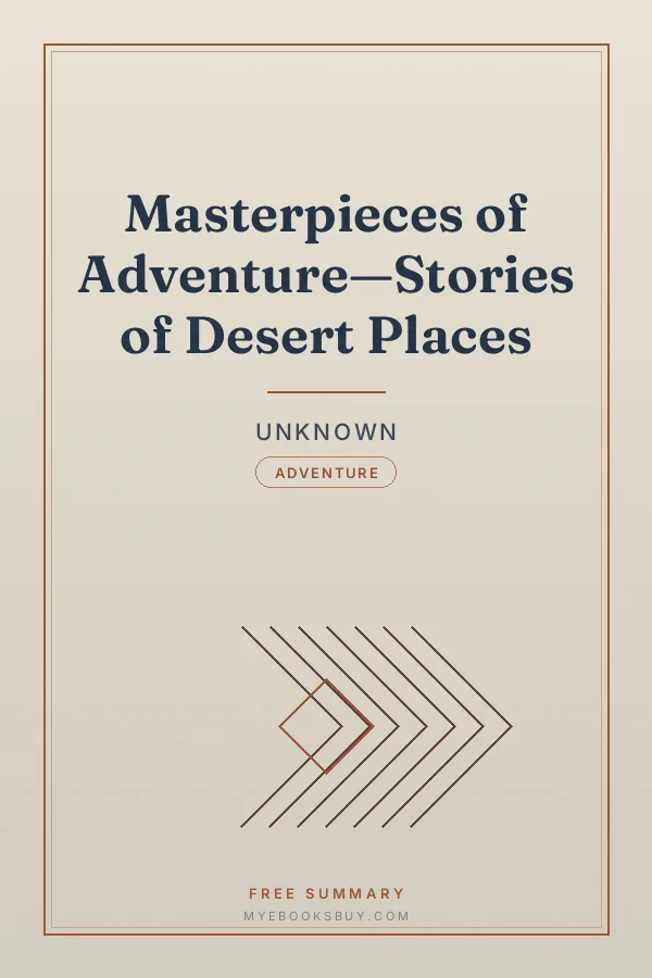 Cover of Masterpieces of Adventure—Stories of Desert Places