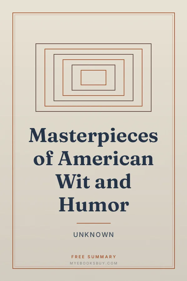Cover of Masterpieces of American Wit and Humor