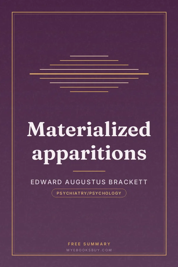 Cover of Materialized apparitions