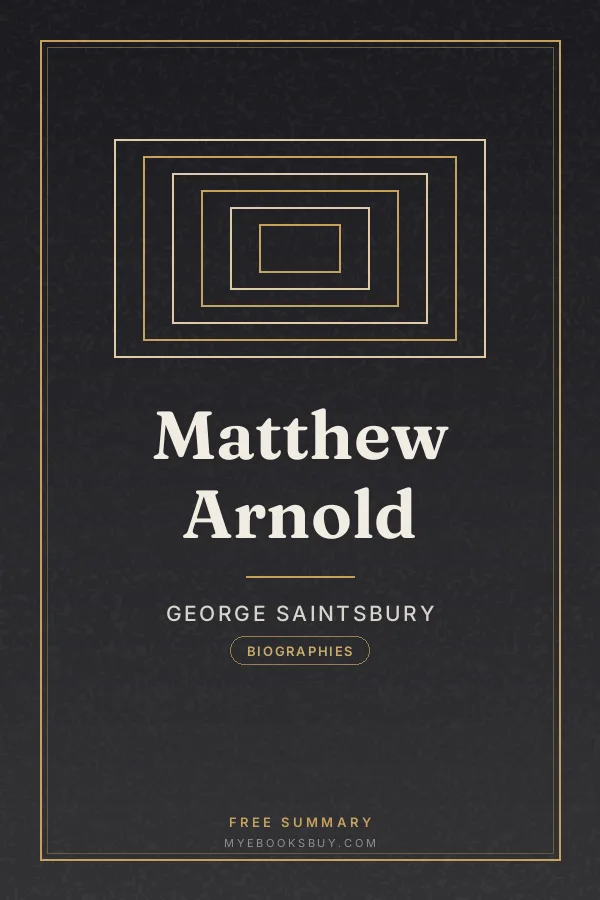 Cover of Matthew Arnold