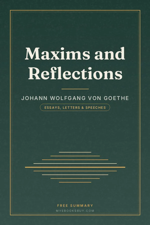 Cover of Maxims and Reflections