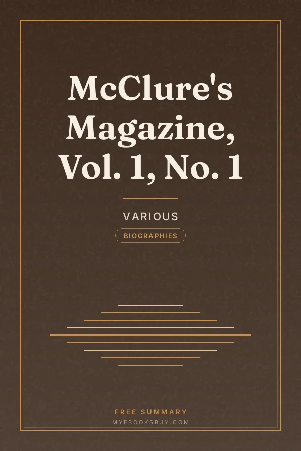 Cover of McClure's Magazine, Vol. 1, No. 1