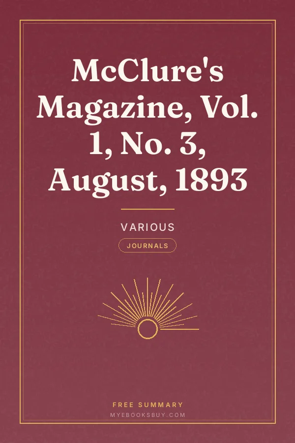Cover of McClure's Magazine, Vol. 1, No. 3, August, 1893