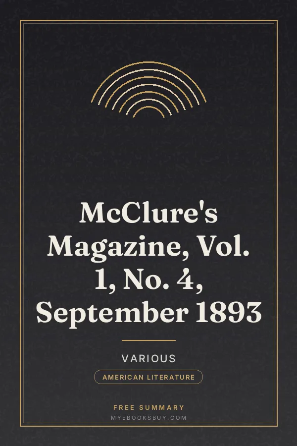 Cover of McClure's Magazine, Vol. 1, No. 4, September 1893