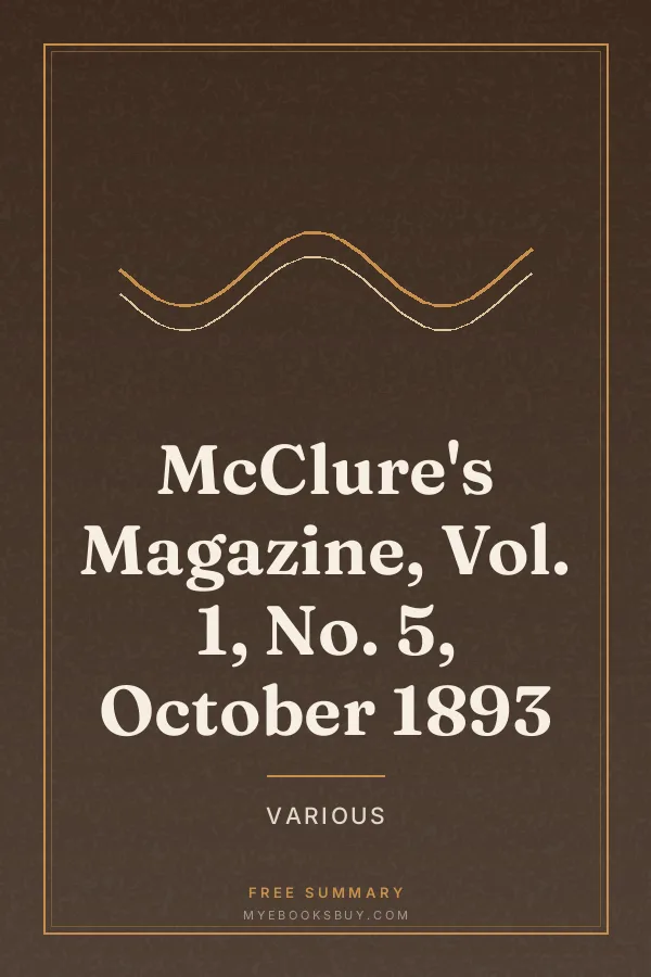 Cover of McClure's Magazine, Vol. 1, No. 5, October 1893