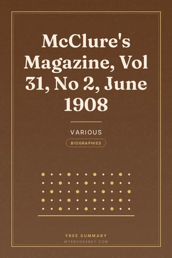 Cover of McClure's Magazine, Vol 31, No 2, June 1908