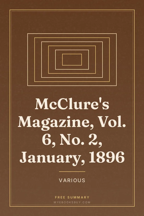 Cover of McClure's Magazine, Vol. 6, No. 2, January, 1896